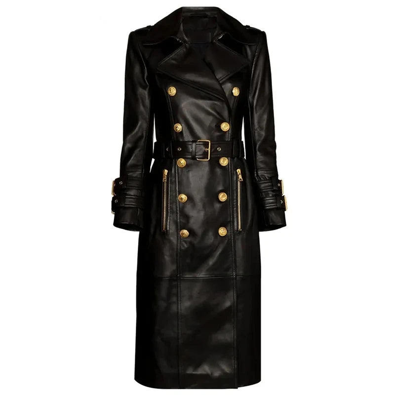 Women's Pu Leather Coat