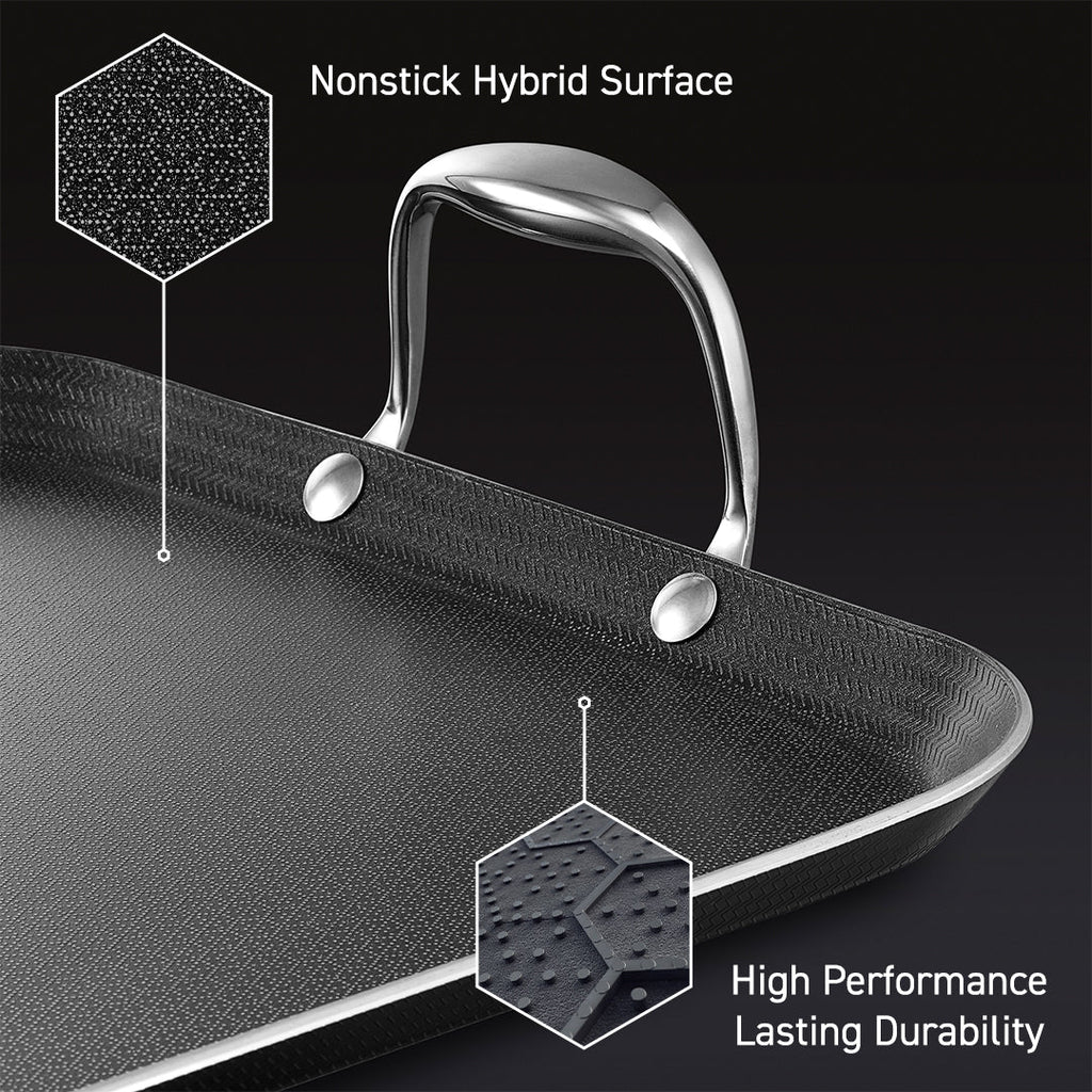 Hybrid Double Burner Griddle