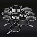 Hybrid Pots & Pans Set, 12-pc