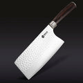 Damascus Steel Cleaver, 7" (Espresso)