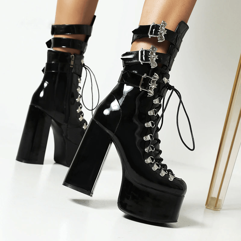 Bloody Path Platform Boots