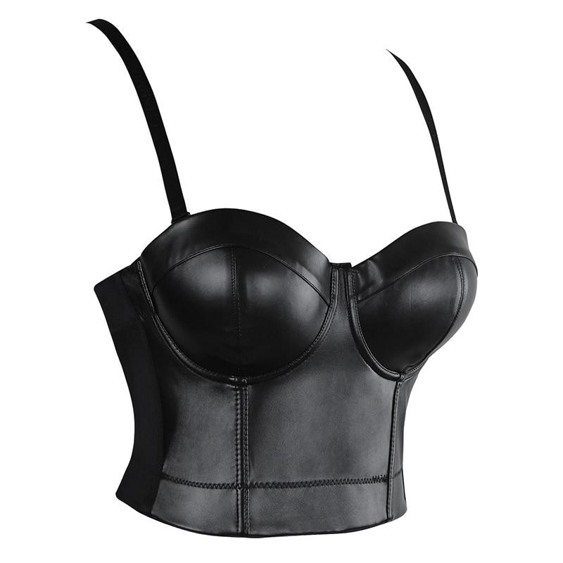 Leather Bra Top