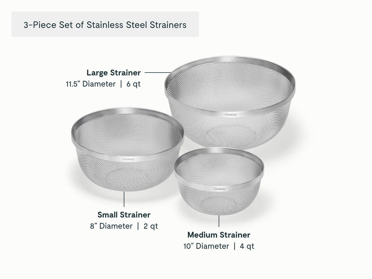 Stainless Steel Strainer Set - image 2